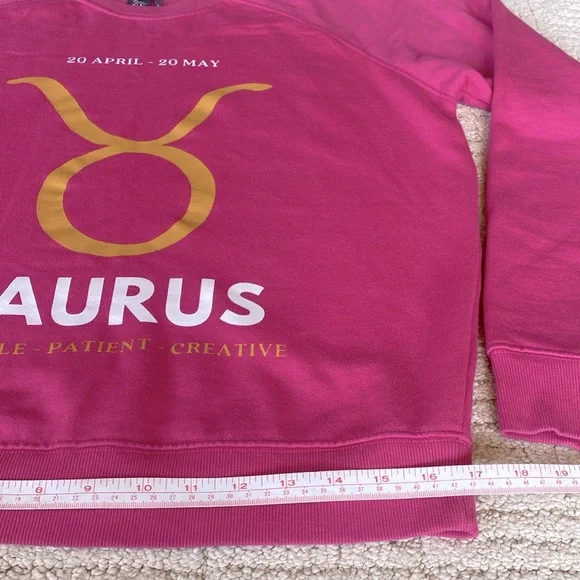 Anthropologie x Catherine O'Sullivan zodiac sweatshirt: Taurus XS - Picture 13 of 14